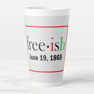 Taza De Café Latte Conmemoración de Freeish Junetteen