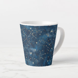Taza De Café Latte Constelación celeste - Noche estrellada (6)