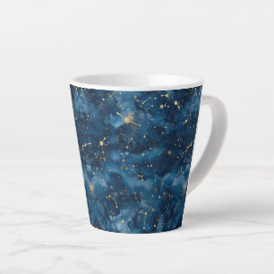 Taza De Café Latte Constelación celeste - Noche estrellada (7)