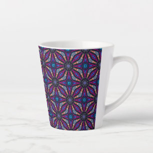 Taza De Café Latte Contemplador de Fuchsia