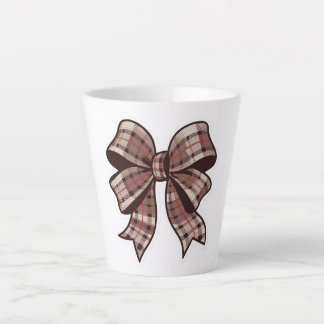 Taza De Café Latte Copa Brown Bow