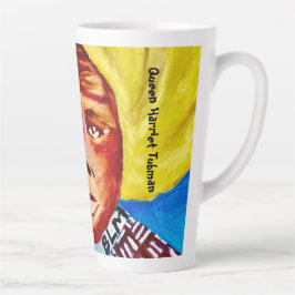 Taza De Café Latte Copa Cerámica Queen Harriet Tubman Latte