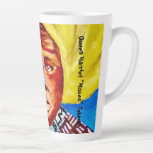 Copa Cerámica Queen Harriet Tubman Latte