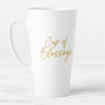 Copa de Bendiciones Latte Mug