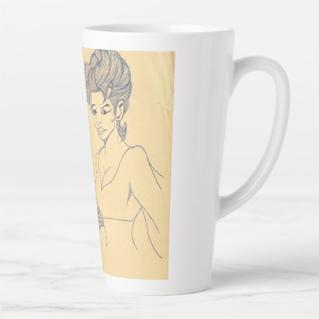 Taza De Café Latte Copa De Cálido (Derecha)