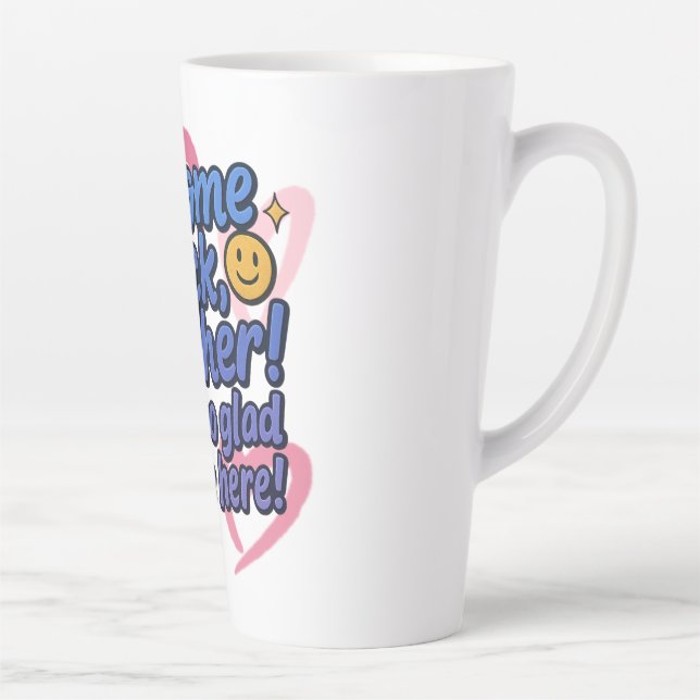 Taza De Café Latte Copa de la bienvenida del profesor (Derecha)