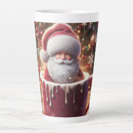 Taza De Café Latte Copa de Santa Claus