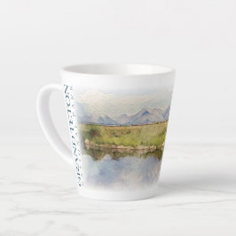 Taza De Café Latte Copa del Gran Tetón de Café, Parque Nacional Mug