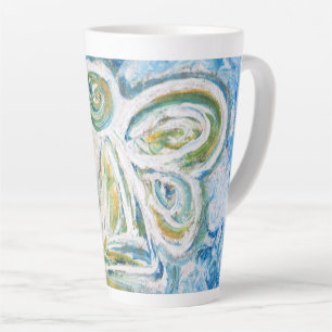 Taza De Café Latte Copa Latte Mug de Angel Personalizado de Golden Bl