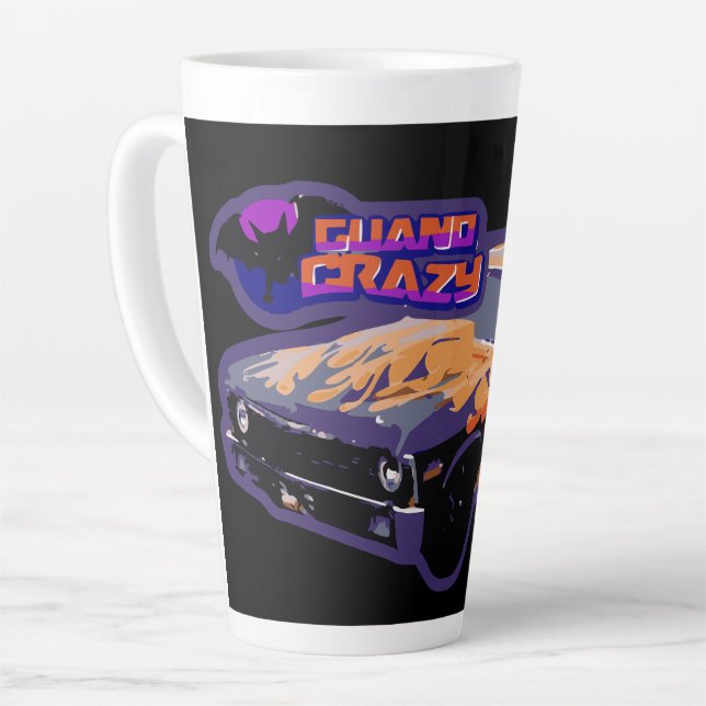 Taza De Café Latte Copa personalizada de café grande (Ángulo izquierdo)