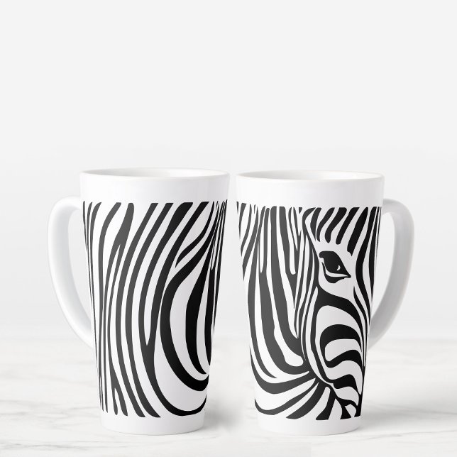 Taza De Café Latte Copa Zebra Stripes Zebra (Subido por el creador)