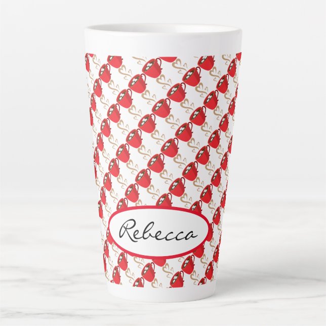 Taza De Café Latte Copas de cacao (Anverso)