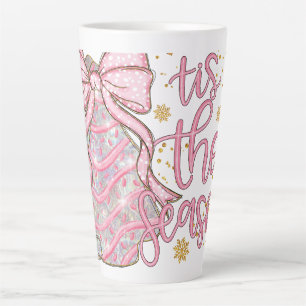 Taza De Café Latte Coquette Christmas Tree Cake esta temporada
