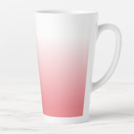 Taza De Café Latte Coral Ombre personalizado