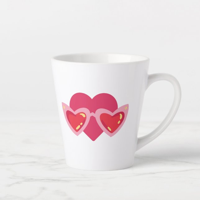 Taza De Café Latte Corazón (Derecha)