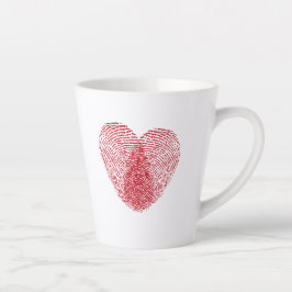 Taza De Café Latte Corazón