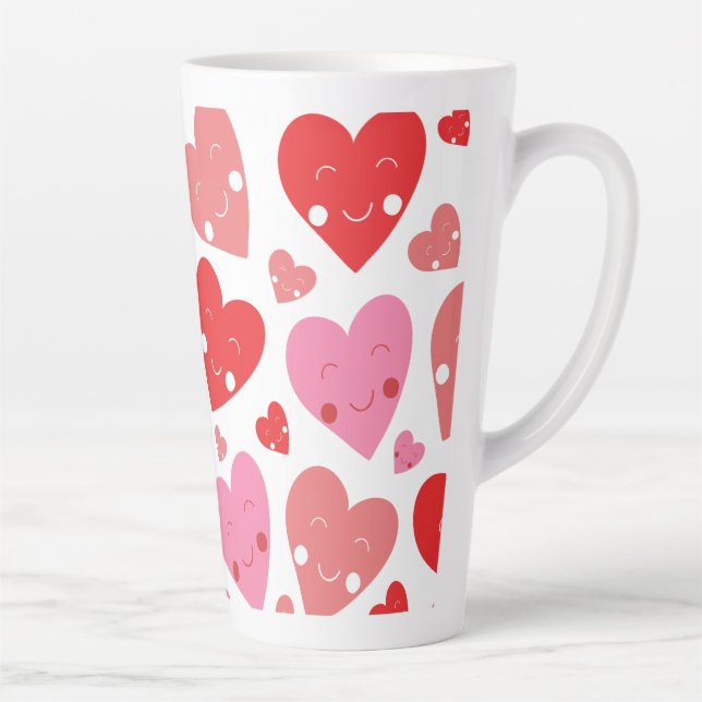 Taza De Café Latte Corazón de amor (Derecha)