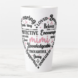 Taza De Café Latte Corazón Lindo Mimi
