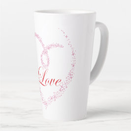 Taza De Café Latte Corazón suave