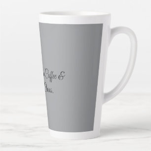 Taza De Café Latte Corriendo con Café y Caos Puro.