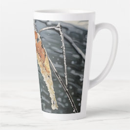 Taza De Café Latte Corriente de invierno