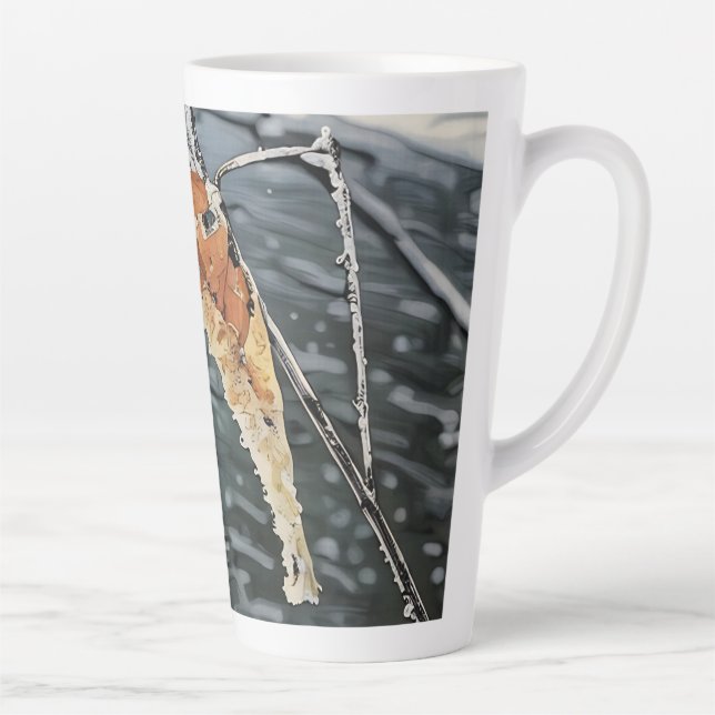 Taza De Café Latte Corriente de invierno (Derecha)