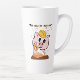 Taza De Café Latte cortar la cotización del carpintero