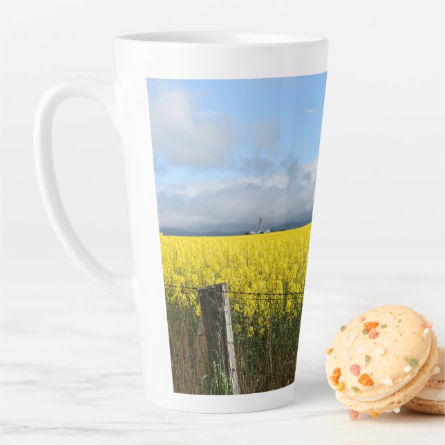 Taza De Café Latte Cosecha dorada (In situ)