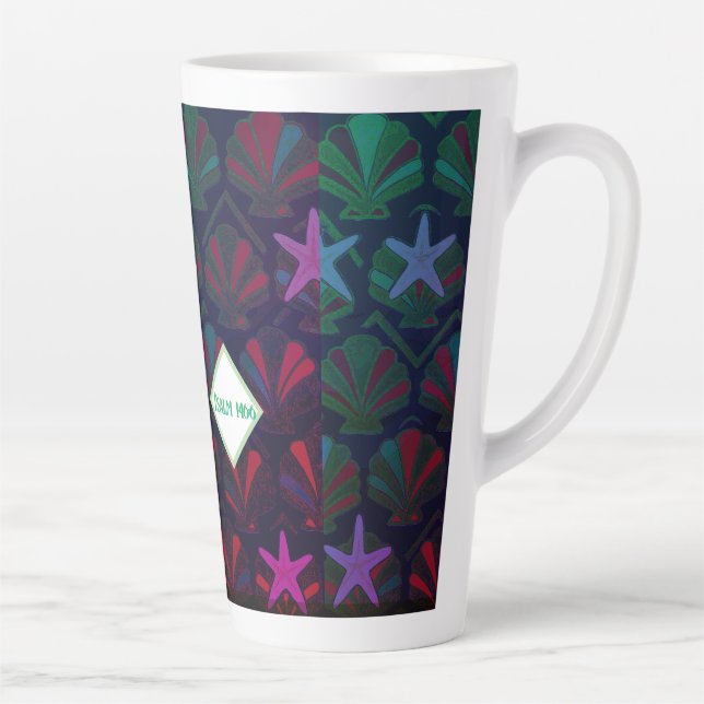 Taza De Café Latte Costa urbana Latte Mug (Derecha)
