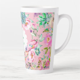 Taza De Café Latte Cotagecore Hummingbird