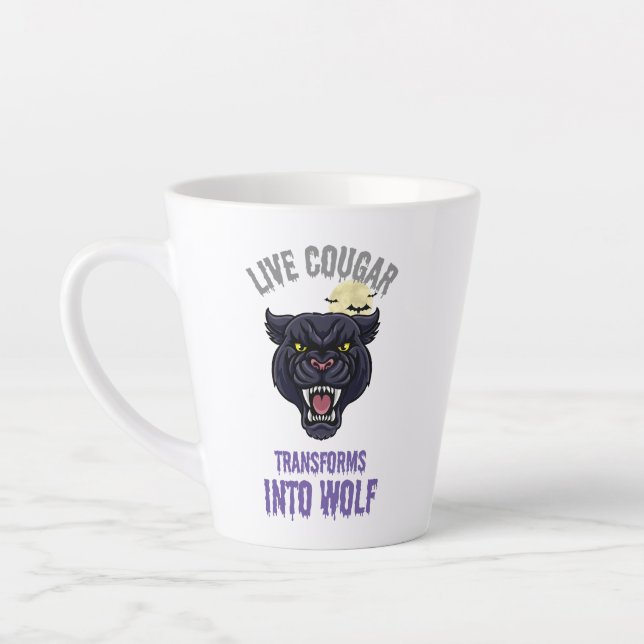 Taza De Café Latte cougar live  (Izquierda)