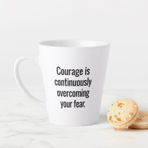 Taza De Café Latte Courage Latte Mug