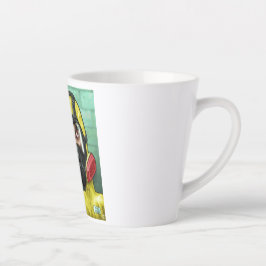 Taza De Café Latte Covid Latte Mug de MAD Poker