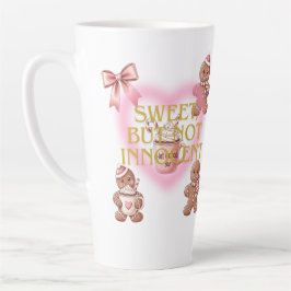 Taza De Café Latte Cozy Christmas Gingerbread Coquette – Swee