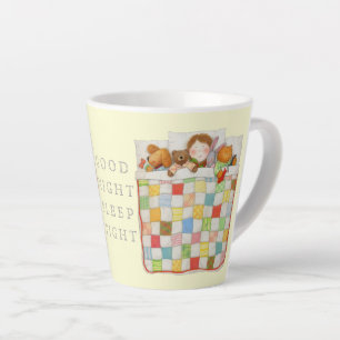 Taza De Café Latte COZY QUILT Cocoa Mug + Amarillo
