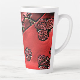 Taza De Café Latte Cranberry Bazaar