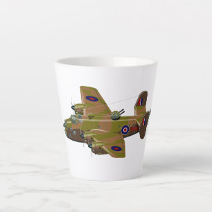 Taza De Café Latte Cratoon retro Bomber