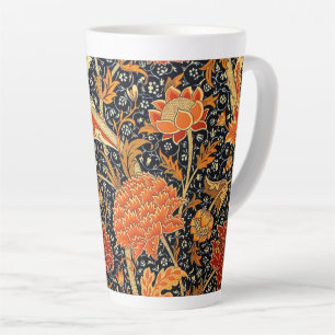 Taza De Café Latte Cray, un hermoso diseño de William Morris,