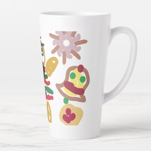 Taza De Café Latte Crazy dance gingerbread   (Derecha)