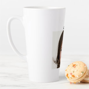 Taza De Café Latte Crea tu propia foto de niño personalizada