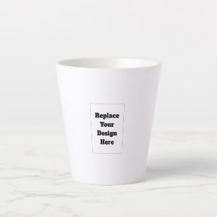 Taza De Café Latte Crea tu propio blanco