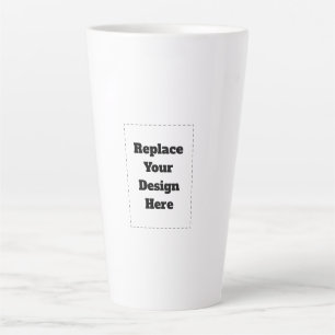 Taza De Café Latte Crea tu propio blanco