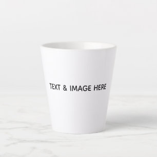 Taza De Café Latte Crea tu propio blanco