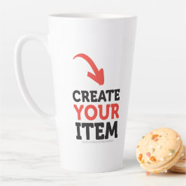 Taza De Café Latte CREA-TU-PROPIO DIY Personalizado carga tu diseño