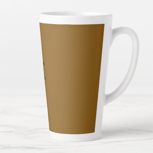 Taza De Café Latte Crea tu propio marrón (Derecha)