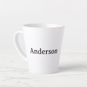 Taza De Café Latte Crea tu propio pequeño de 12 oz 