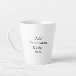 Taza De Café Latte crea tu propio personalizado
