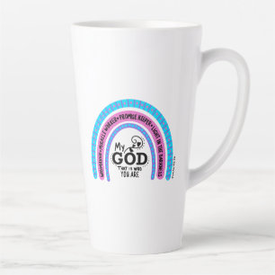 Taza De Café Latte Creador de caminos Obrero de milagros Mi Dios Eso