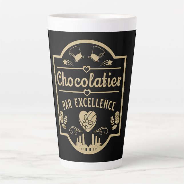 Taza De Café Latte Creador de chocolate (Anverso)