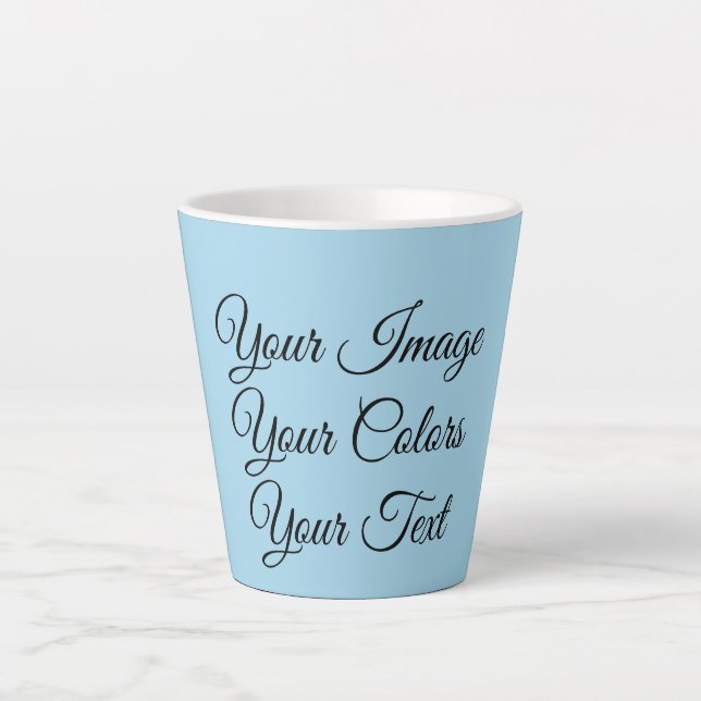 Taza De Café Latte Crear el propio (Anverso)